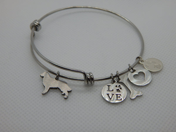 Dog Breed Bangle Bracelet