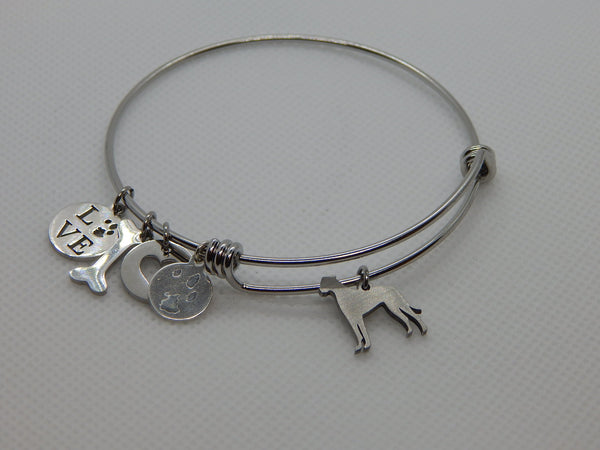 Dog Breed Bangle Bracelet