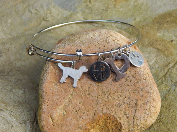 Dog Breed Bangle Bracelet