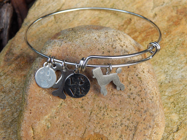 Dog Breed Bangle Bracelet